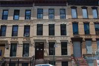 Exteriors of 4 and 12 Convent Ave, Manhattan, NY